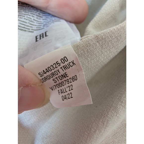 Banana Republic Beige Corduroy Trucker Jacket Womens M - Picture 7 of 11